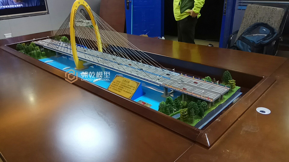 韶关江湾大桥模型
