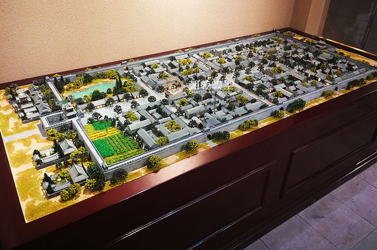 鱼河镇古建模型