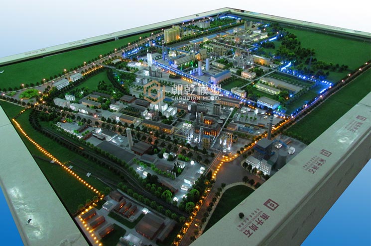 兴平化工厂模型